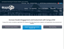 Tablet Screenshot of campusorb.com